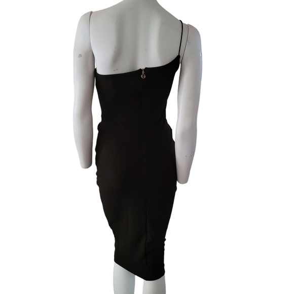 Nookie Lust One Shoulder Midi Dress Black Various - Picture 8 of 13